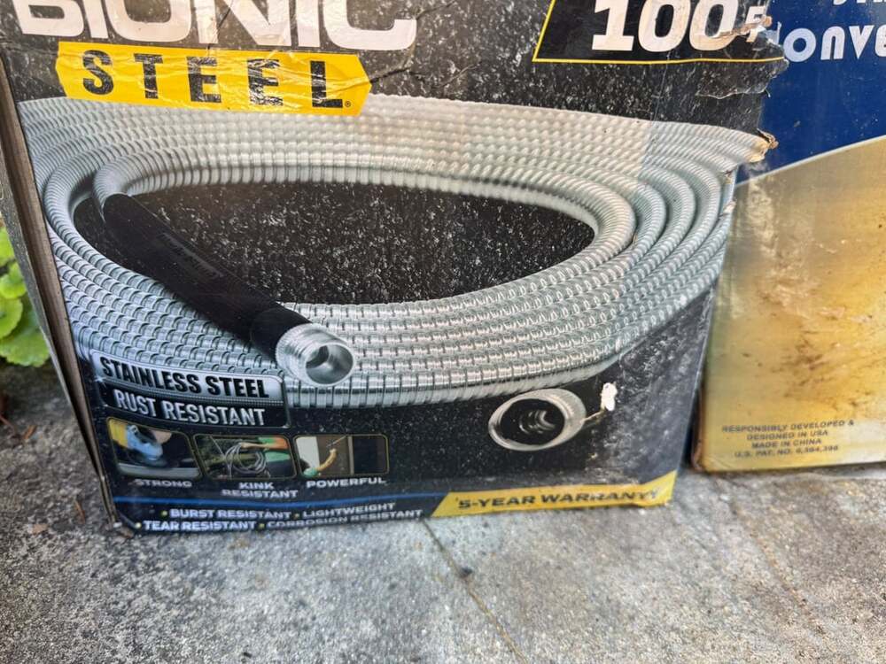 Bionic Steel Garden Hose 100 Ft Stainless Steel